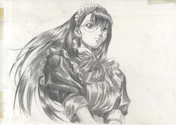 横田守 直筆イラスト5枚