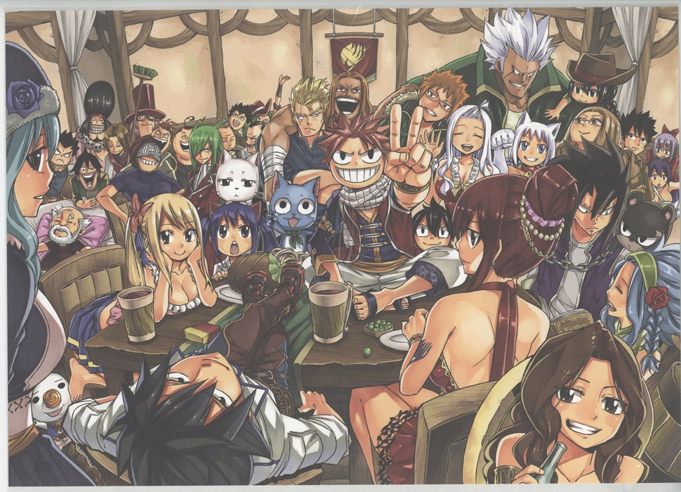 Fairy tail 4/真島 ヒロ 真島ヒロ カラー複製イラスト「FAIRY TAIL」