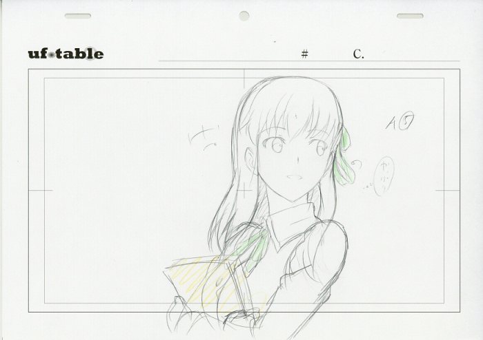 Fate/stay night-フェイト/ステイナイト- ラフ原画 Fate/stay night-フェイト/ステイナイト- ラフ原画