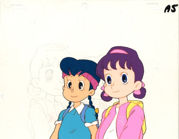 ひみつのアッコちゃん（アッコ・モコ）」原画付きセル画！！ 酷く
