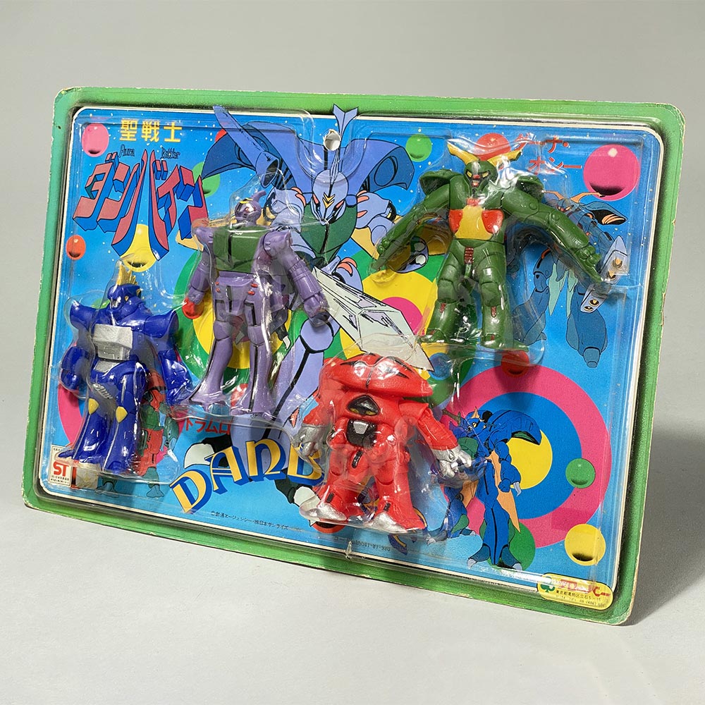 2555］ クローバー 聖戦士ダンバイン ソフビ4体セット ブリスター入