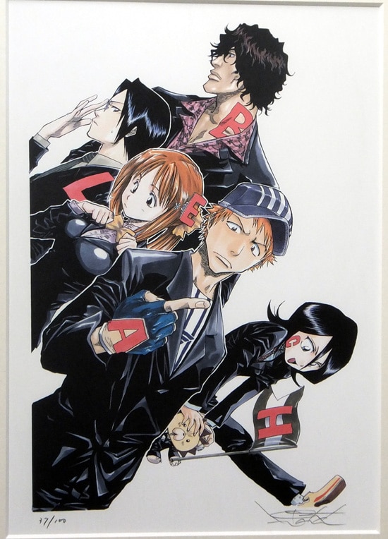 非売品】BLEAH（ブリーチ） 黒崎一護イラスト 久保帯人先生 直筆サイン