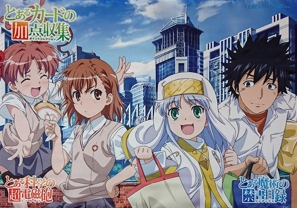 とある魔術の禁書目録&超電磁砲 A2タペストリー クレジットカード 入会特典