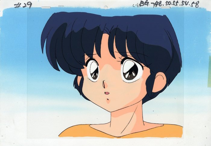 らんま1/2　OP もう泣かないで　天道あかね　セル画 らんま1/2 OP もう泣かないで 天道あかね セル画 らんま1/2 OP