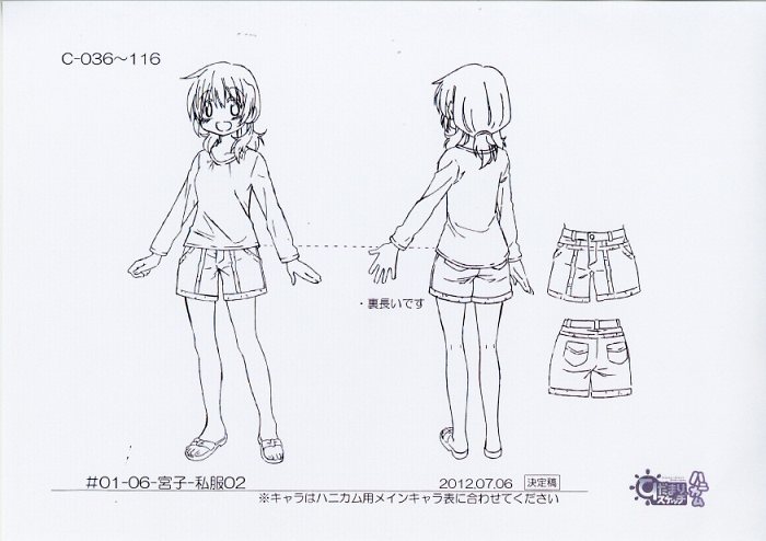 設定資料集 「ひだまりスケッチ×ハニカム ぷろだくしょんのーと