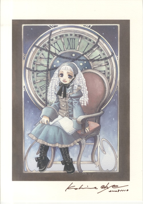 桜瀬琥姫 直筆サイン入りカラー複製イラスト