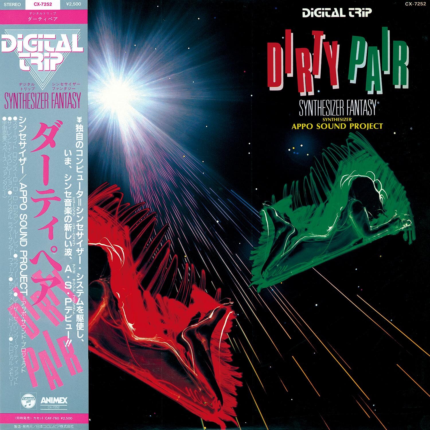 5829] コロムビアレコード [CX-7252] ダーティペア シンセサイザー