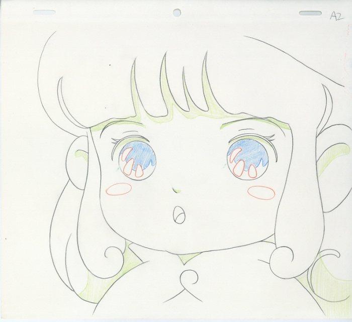 セル画　とんがり帽子のメモル　メモル とんがり帽子のメモル セル