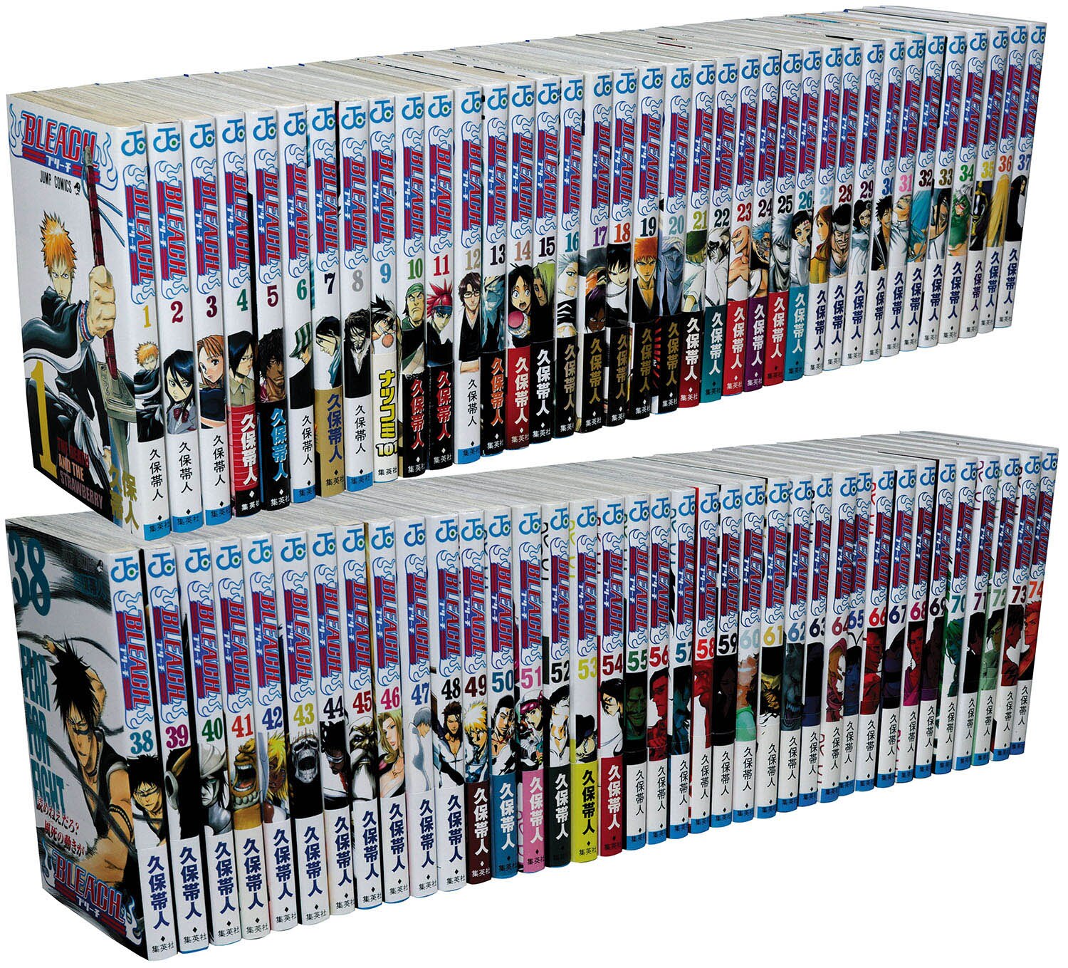ジャンプコミックス 久保帯人 Bleach全74巻初版セット