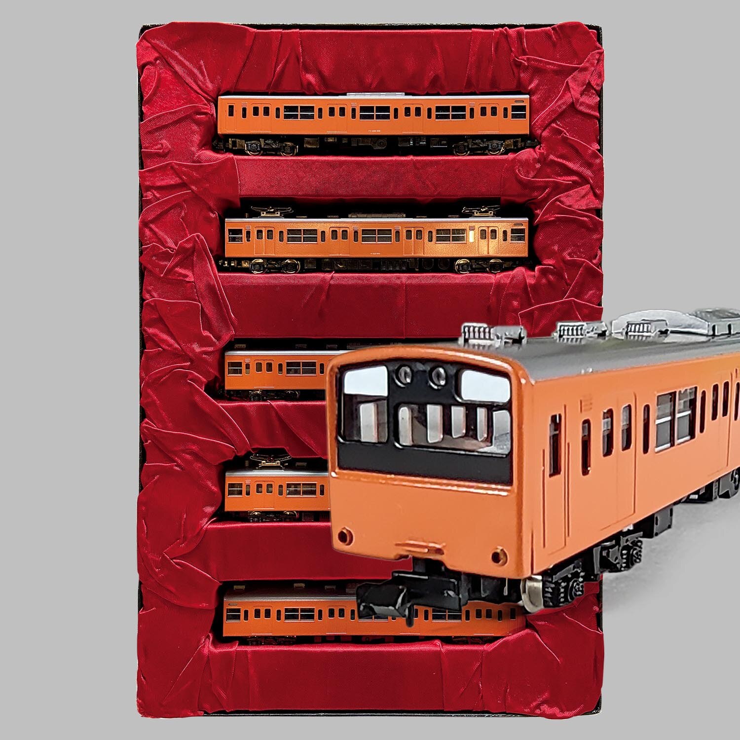 エンドウ 201系 試作車 オレンジ 5両セット