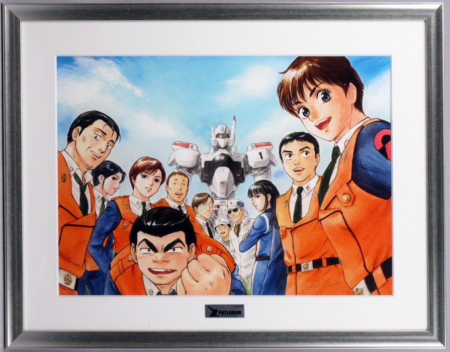 高田明美 カラー複製イラスト「機動警察パトレイバー」