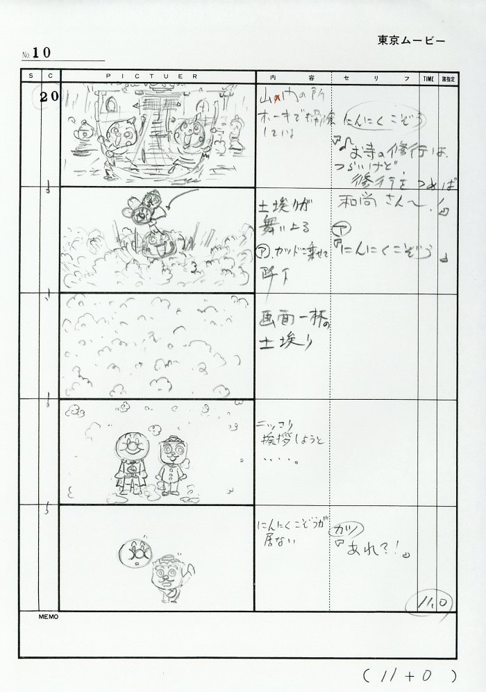 それいけ アンパンマン 絵コンテ