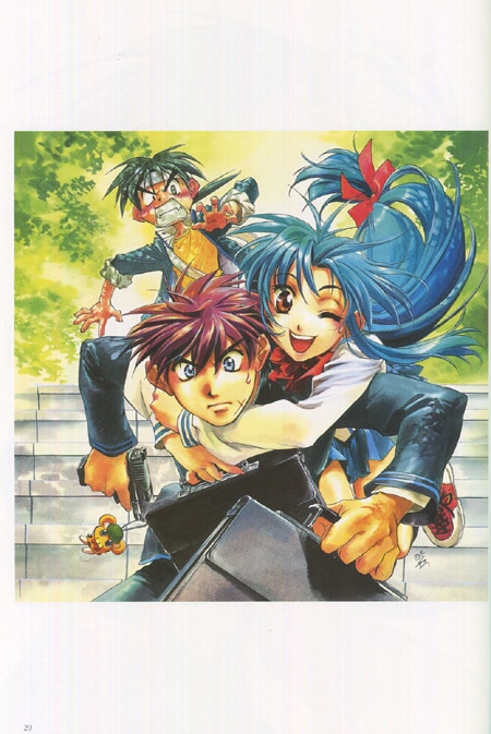 四季童子直筆サイン本[四季童子画集-Colorful wind]