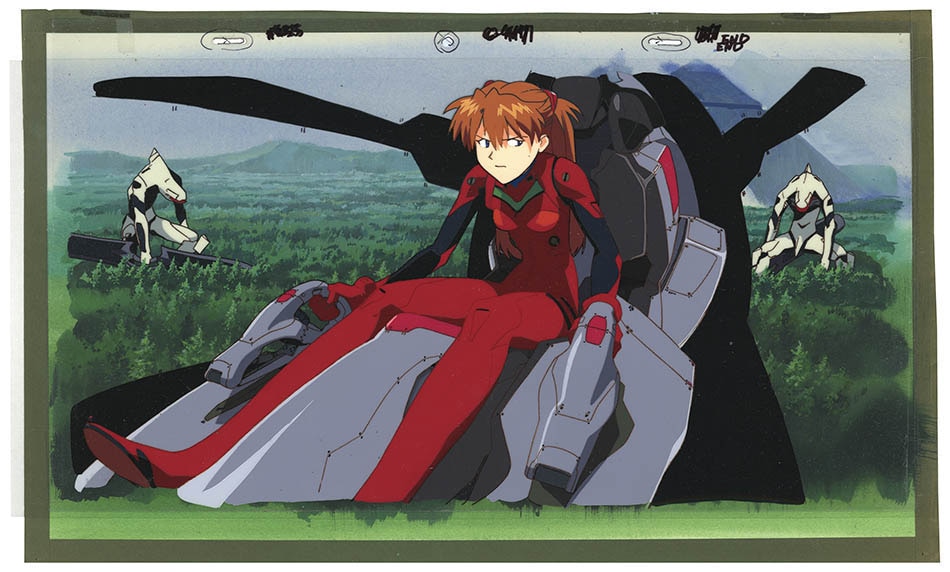 大得価格安劇場版 新世紀エヴァンゲリオン アスカ EVANGELION 映画フィルム 5コマ 35mm film cell 破 その他