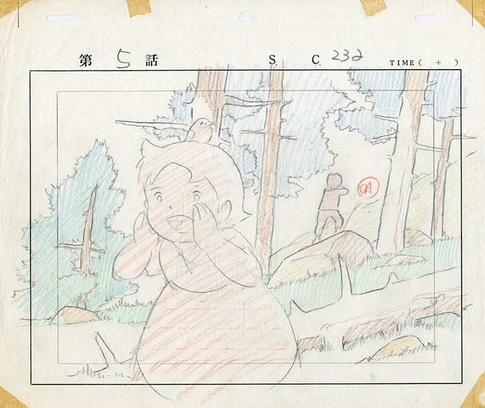 アルプスの少女ハイジレイアウト原図