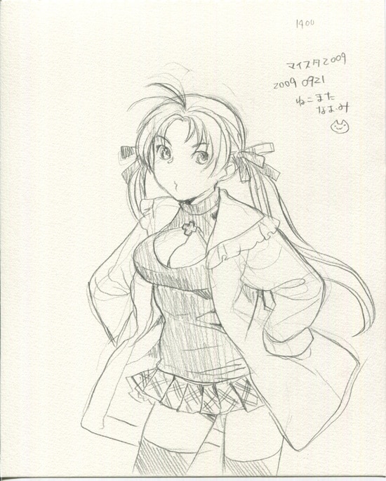 risa mehmet 原画　直筆画　猫少女 最旬トレンドパンツ risa 猫少女 直筆画 原画 mehmet 絵画 - 絵画