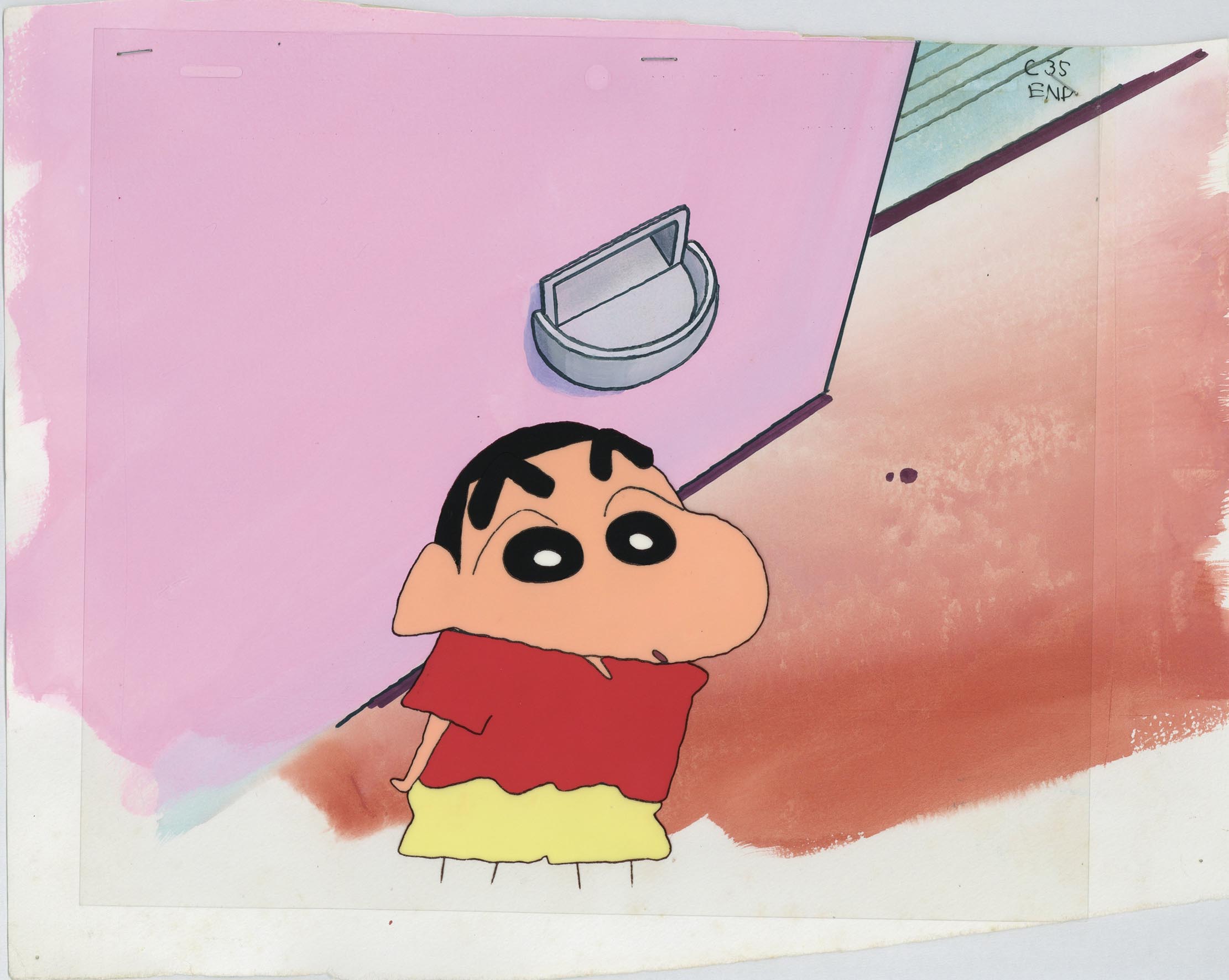 クレヨンしんちゃん 大判 寒かっ セル画 2枚セット 2 ♯ 原画 クレヨンしんちゃん 大判 寒かっ セル画 2枚セット 2 ♯ 原画