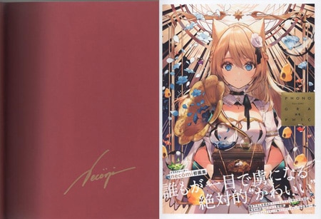 PHONOGRAPHIC necomi アートブック 直筆 サイン 入り