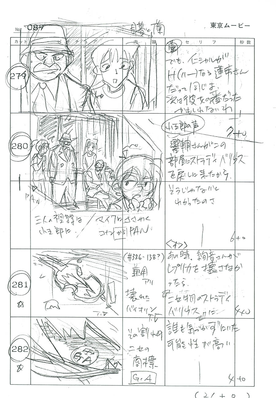 名探偵コナン　絵コンテ　アニメ　１９４話 名探偵コナン 第5シーズン 第194話| バンダイチャンネル｜最新作