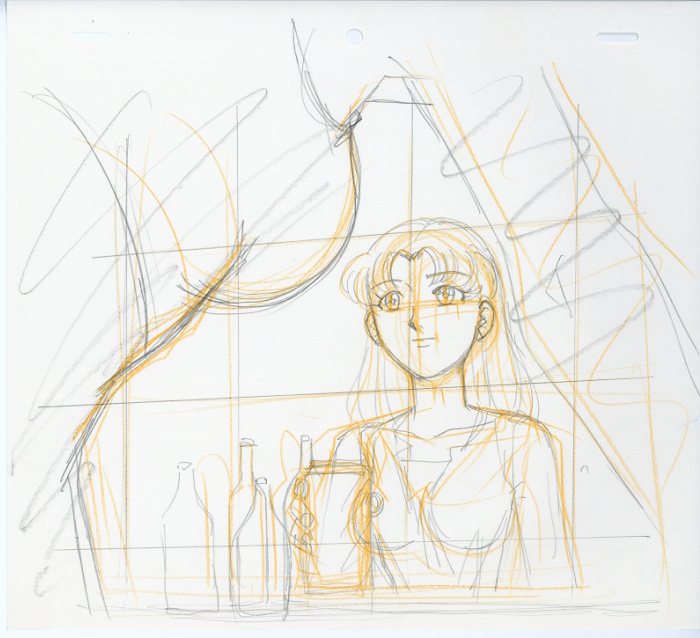 新世紀エヴァンゲリオン ラフ原画 EVA参号機