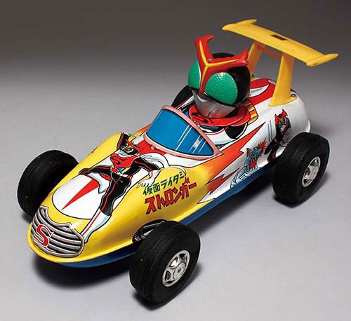 マスダヤ/日本製 仮面ライダーストロンガー レースカー箱付