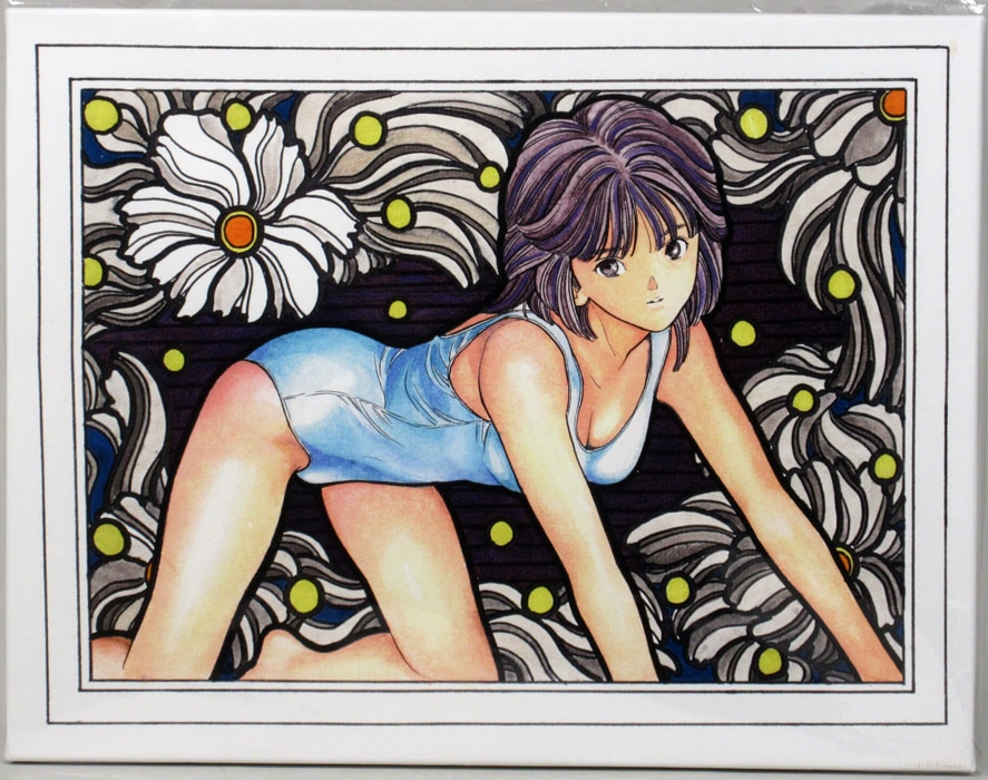 桂正和 カラー複製イラスト「電影少女」