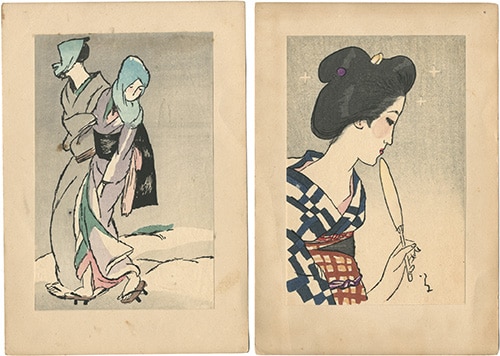 超特価激安の商品をすべて 加藤版画研究所/竹久夢二「夢二小品版画集」 版画