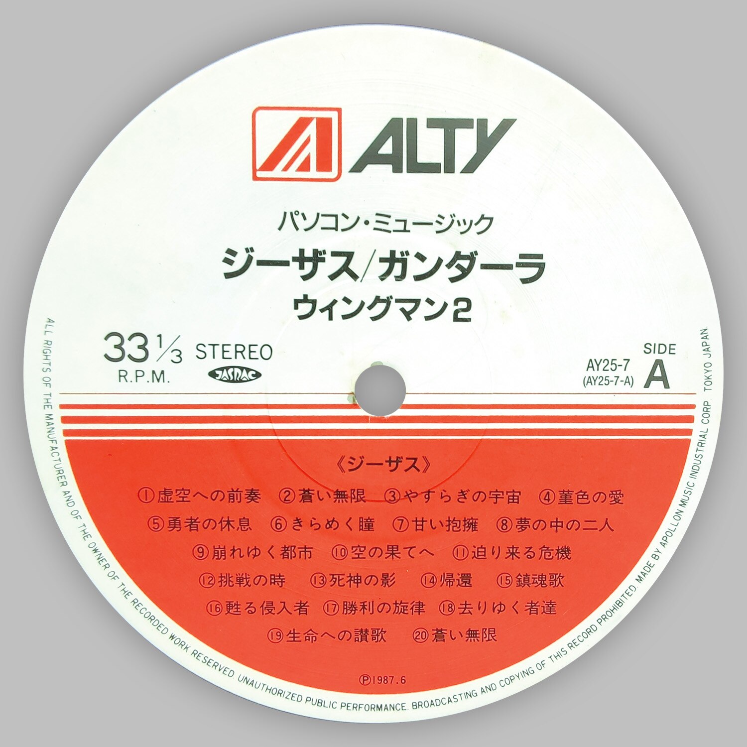 パソコンミュージックジーザス／ガンダーラ／ウイングマン2[AY25-7]