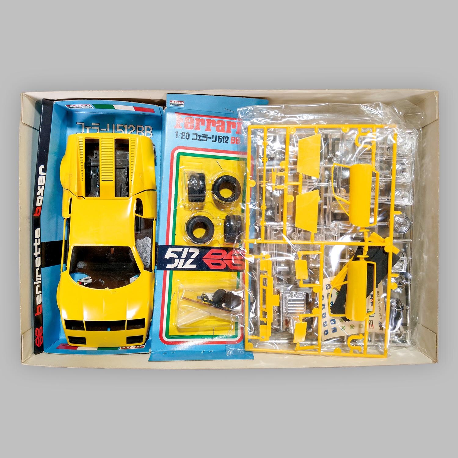 アオシマ 1/20 フェラーリ512BB(´ι _` ) | 牛乳雑巾(´ι _`;)の