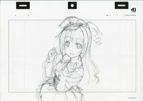 アイドルマスター シンデレラガールズ ラフ原画