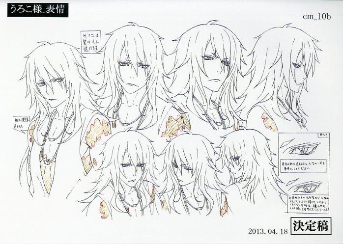 凪のあすから　キャラクター設定　非売品 TVアニメ『凪のあすから』より、向井戸 まなか、比良平 ちさき、潮留