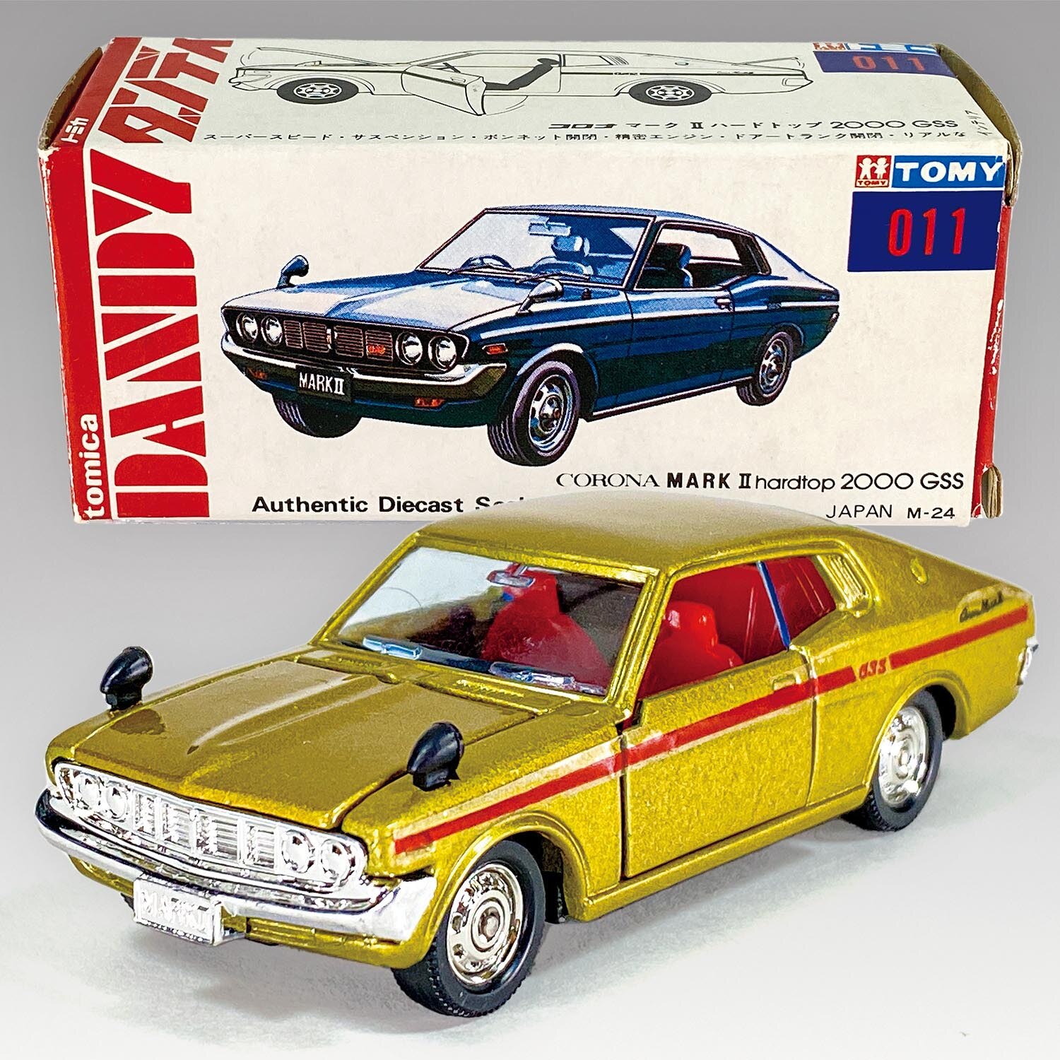 Tomica Dandy 011 Corona Mark 2 Hard Top 2000GSS Metallic