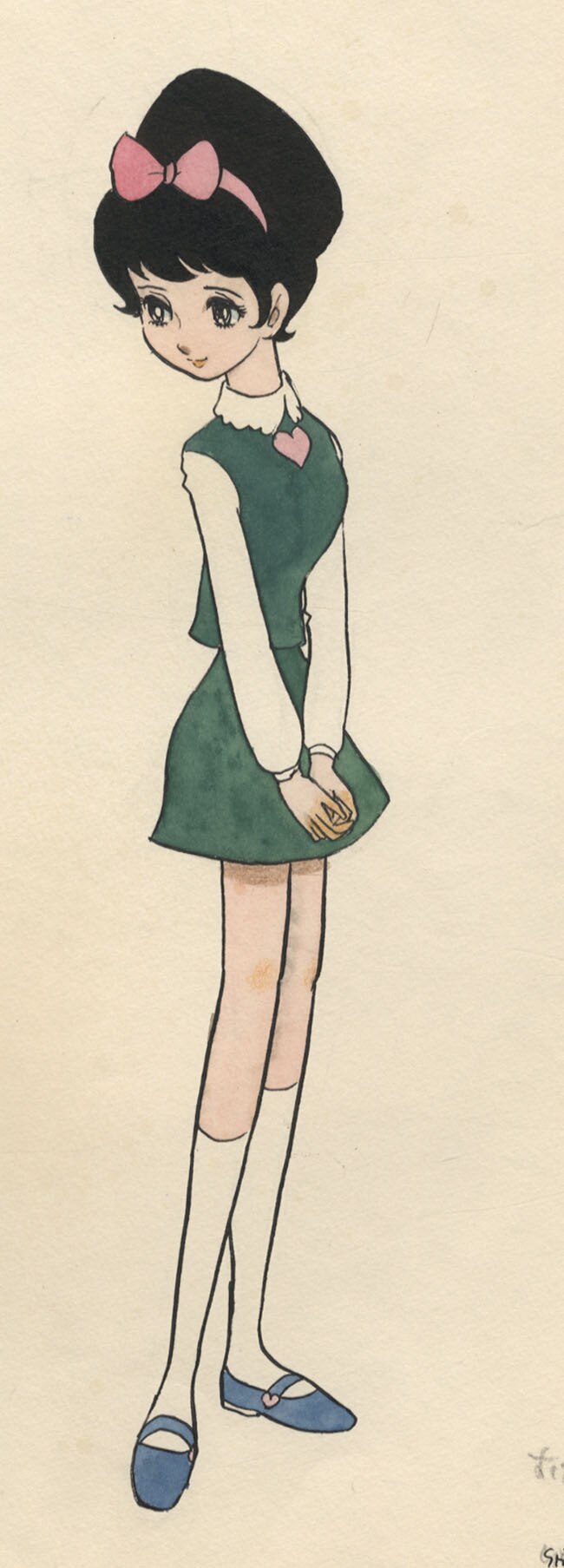 なつかしのアニメ 石森章太郎さん原作「さるとびエッちゃん」◇原画