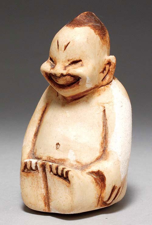 日本製 ビリケンさん(墨入塗装)