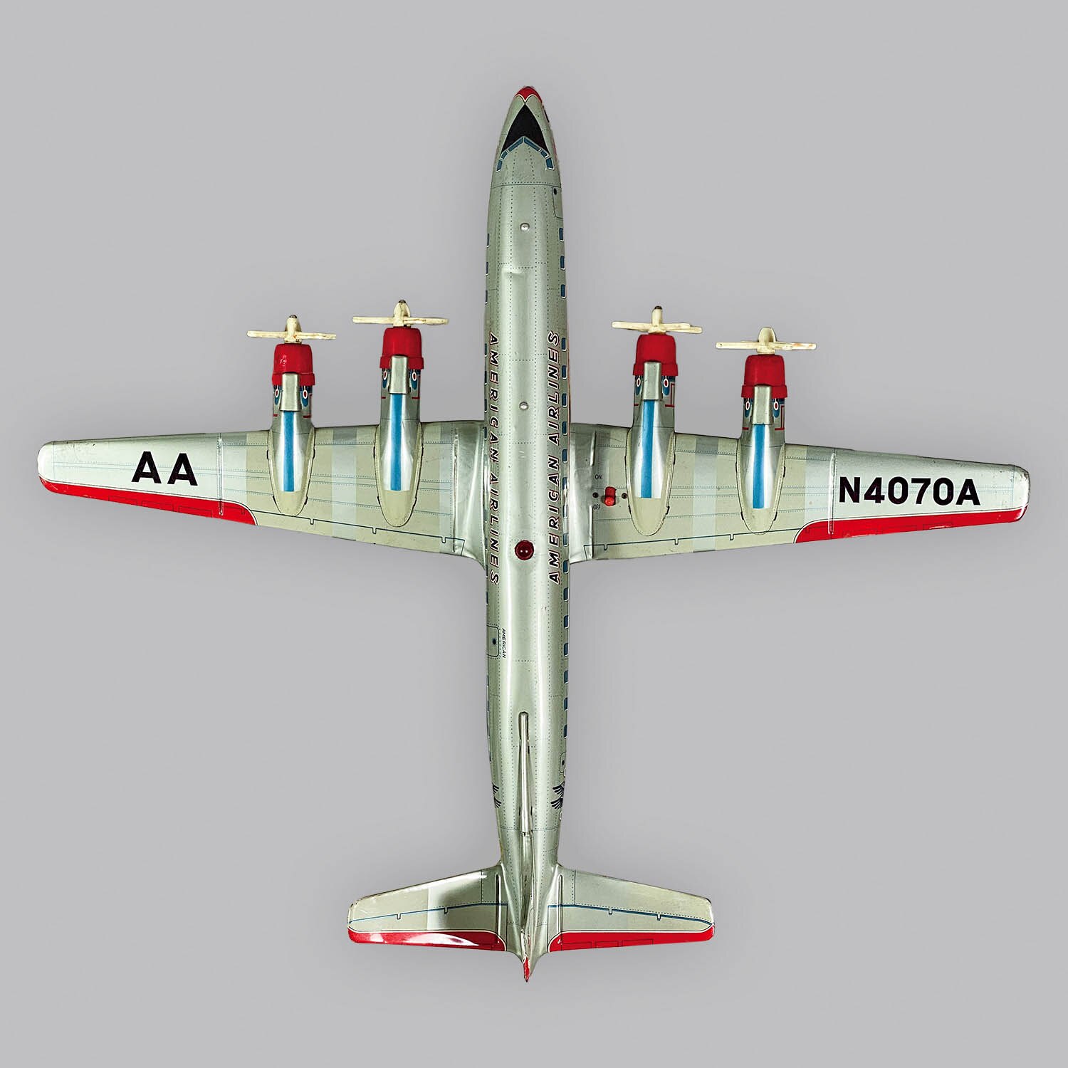 always様専用】アメリカン航空 N4070A ブリキ 飛行機【破損あり】
