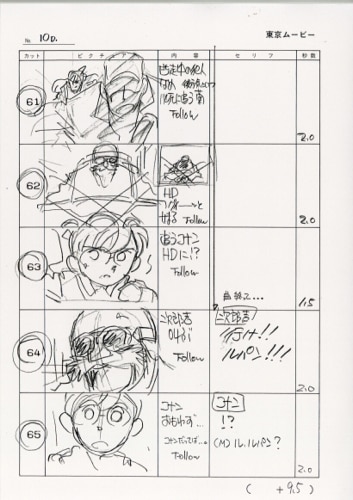 名探偵コナン 絵コンテ
