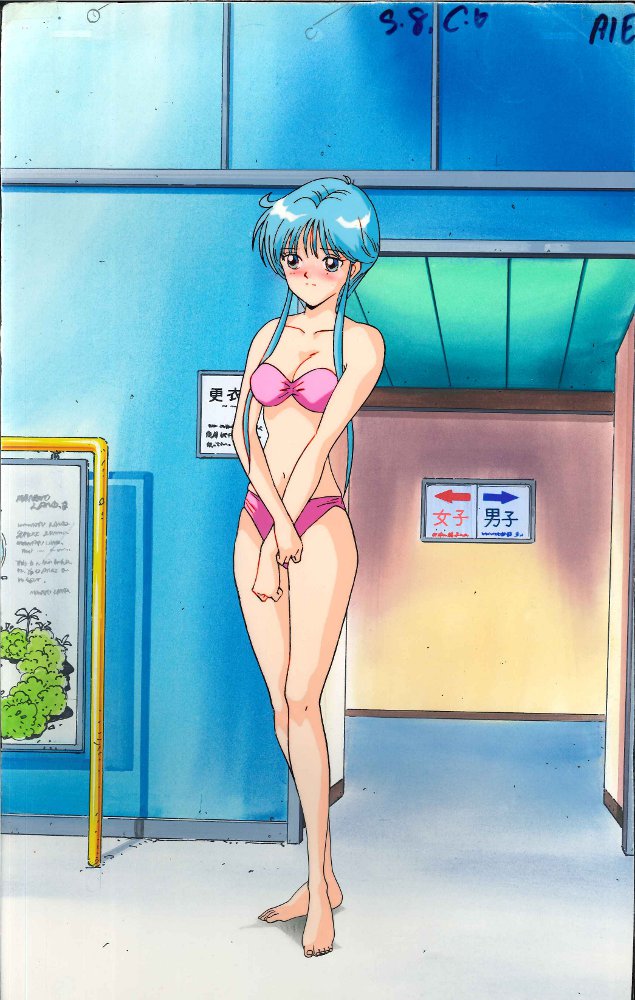 【希少】 地獄先生ぬーべー ゆきめ セル画 下着 パンツ ぬ〜べ〜
