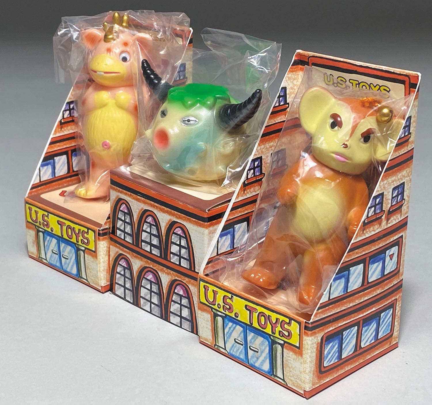 U.S.TOYS ビル箱ブースカ 3体セット