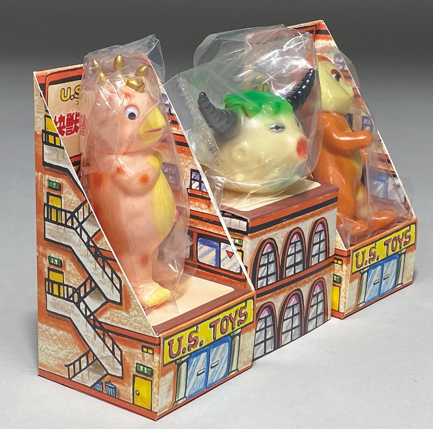 U.S.TOYS ビル箱ブースカ 3体セット
