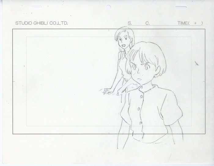 劇)耳をすませば ラフ原画 劇)耳をすませば ラフ原画