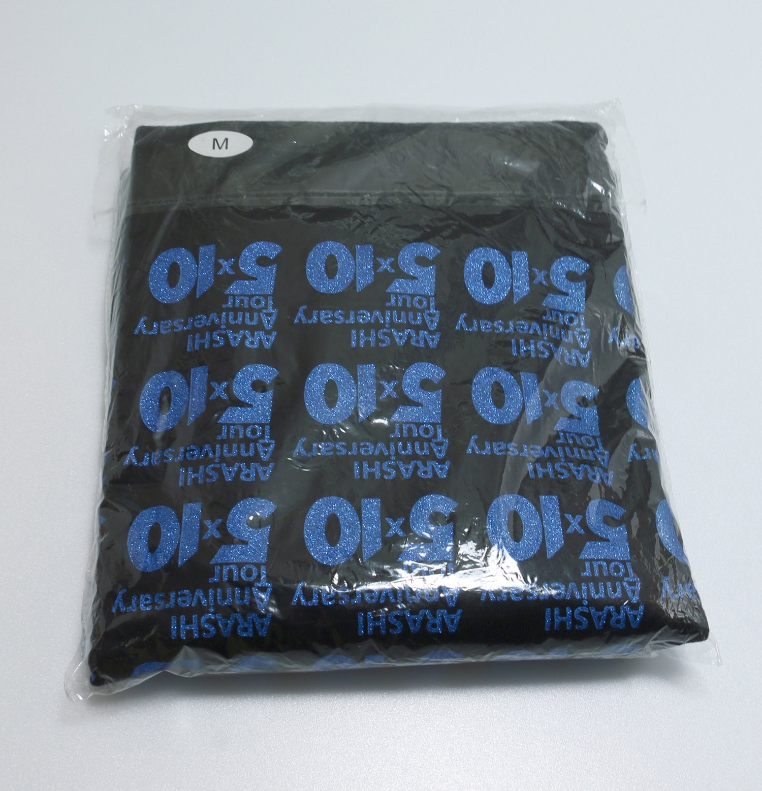 ARASHI Anniversary Tour 5×10 スタッフTシャツ *黒