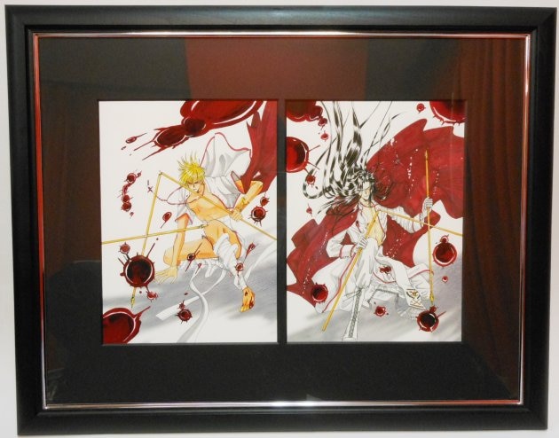 尾崎南 bronze カレンダー 1997 年代物　イラスト　原画 尾崎南 カラー複製イラスト BRONZE / 太陽王と月王の蜜月