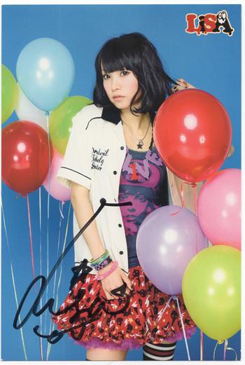 直筆サイン入りポストカード LiSA best day, best way NB-4026 直筆サイン入りポストカード LiSA best day, best way NB-4026