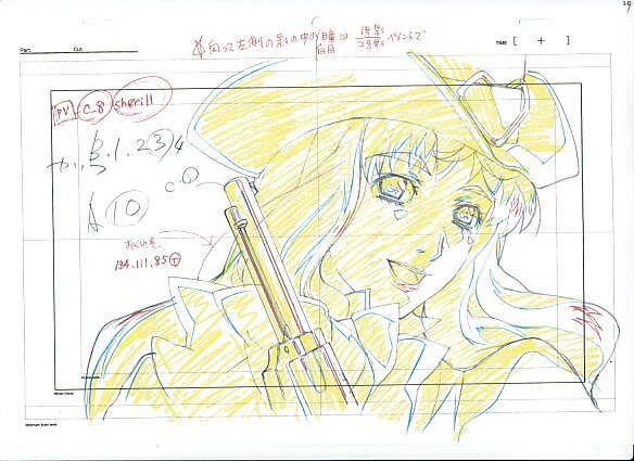 劇場版マクロスF イツワリノウタヒメ 複製原画