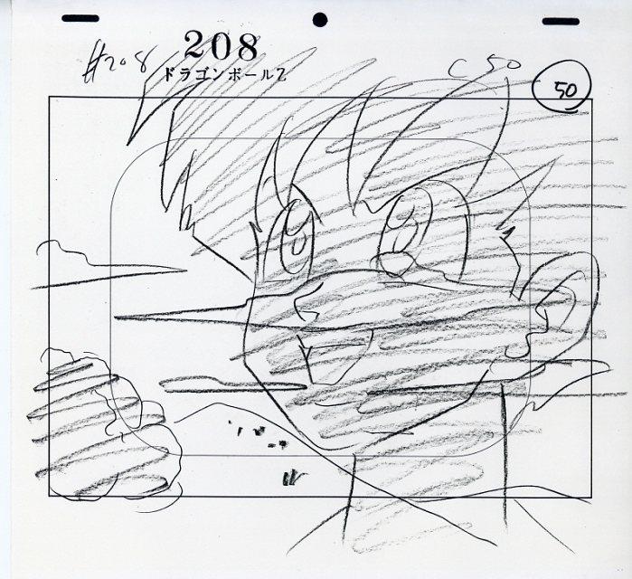 ドラゴンボールZ 原画 ビーデル ドラゴンボールZ 原画 ビーデル