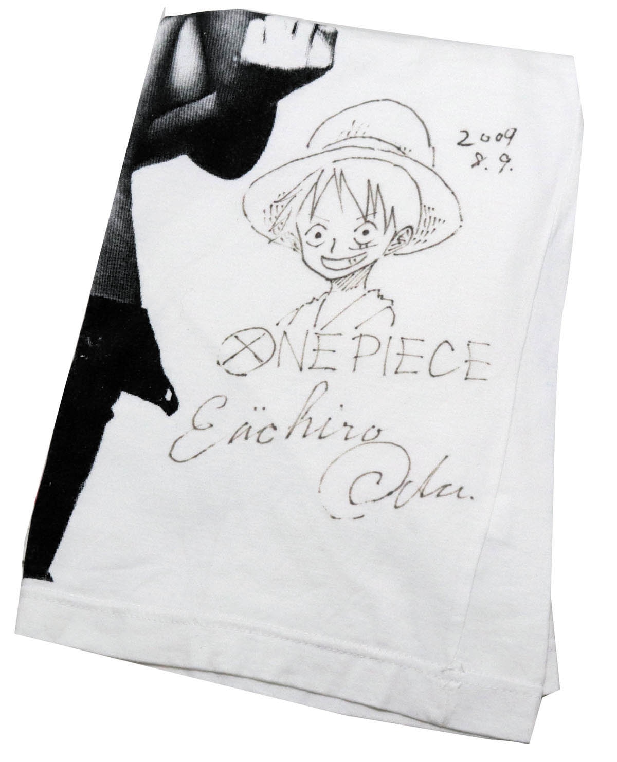 尾田栄一郎直筆イラスト入りtシャツ One Piece ルフィ Br