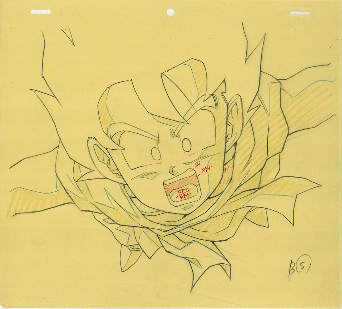 3055] ドラゴンボールGT 原画 / 修正:山室直儀