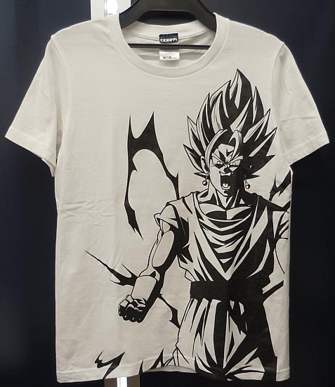 COSPA/ドラゴンボールZ/オールプリントTシャツ/ベジット/ホワイト/Mサイズ（日本サイズ）