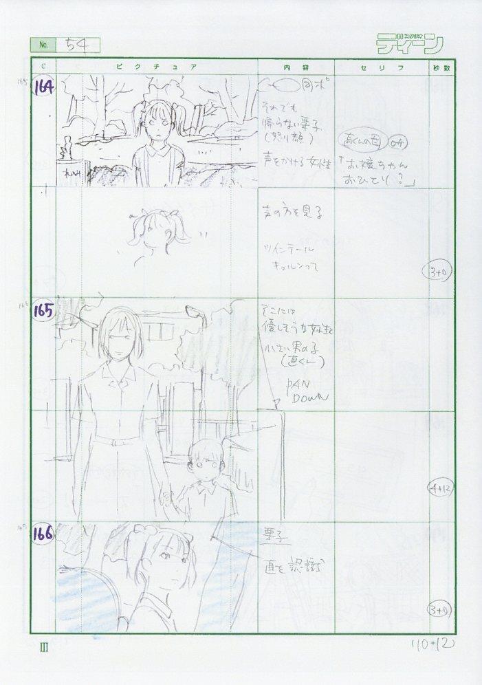伊藤潤二 「マニアック」 絵コンテ[制作素材]