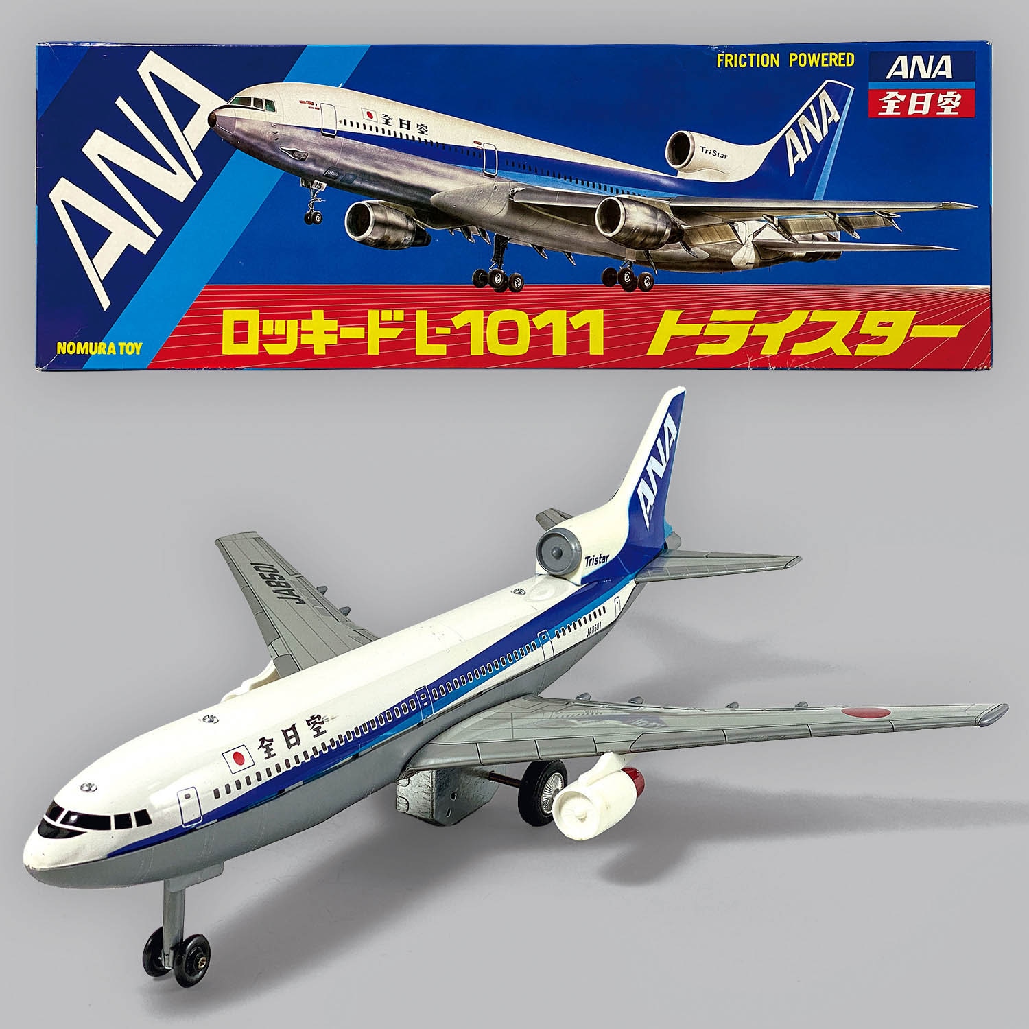 高品質 全日空 ANA モヒカン トライスター L1011 ブリキ 飛行機 A 